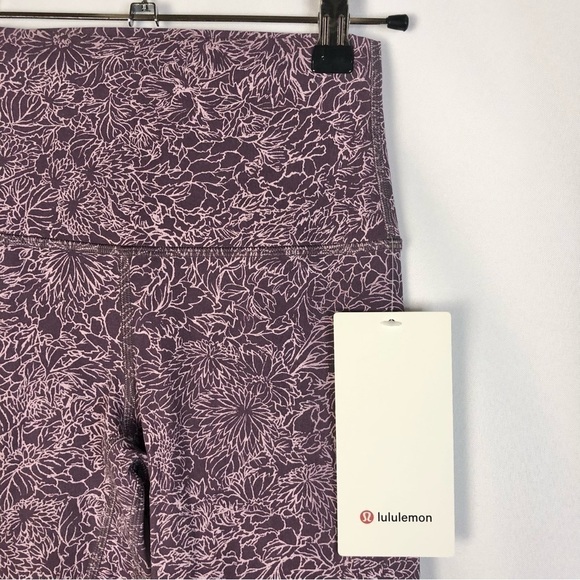 Lululemon Align Crop 21" Arabesque Antoinette Smoky Quartz Purple Athletic Pants - Picture 5 of 5